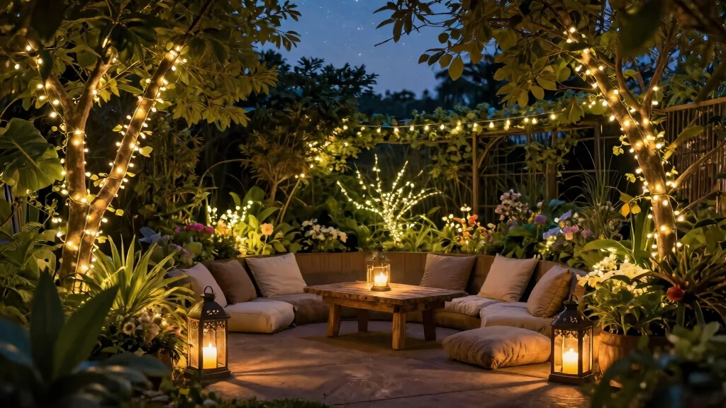 12 Romantic Garden Lighting Ideas for an Enchanted Evening Atmosphere