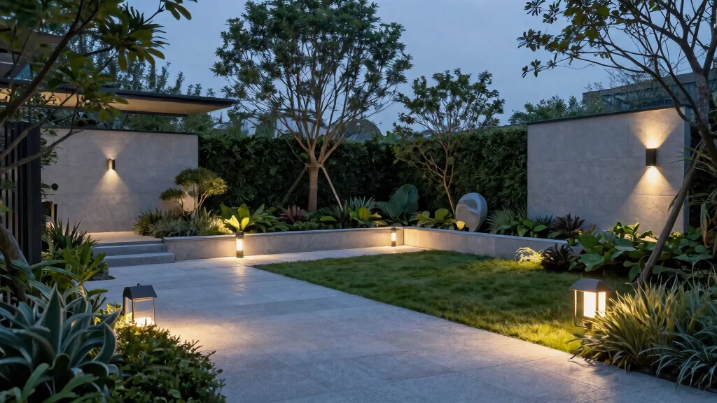14 Modern Garden Lighting Ideas for a Sleek, Minimalist Outdoor Space