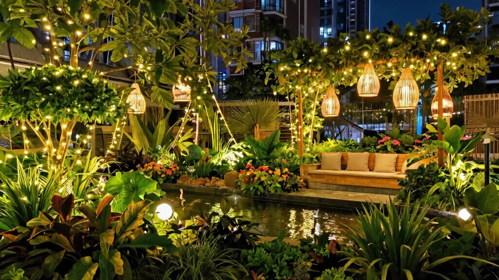 17 Biophilic Garden Lighting Ideas That Bring the Beauty of Nature to Life at Night