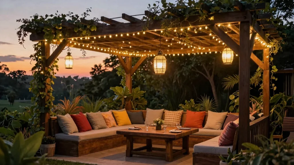 18 Pergola Lighting Ideas That Make Your Outdoor Room Feel Cozy