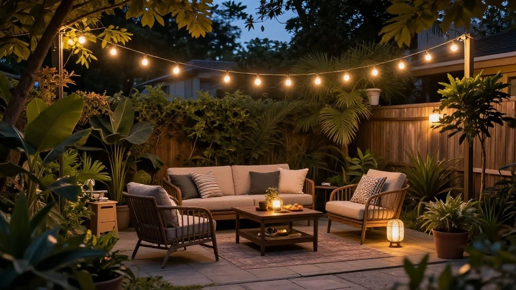 How to Hang String Lights in Your Backyard (Step-by-Step Without Drilling)