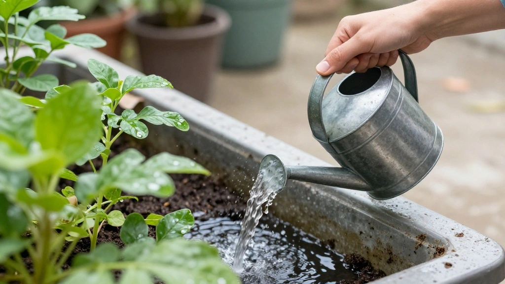 How to Water Container Gardens Without Killing Them